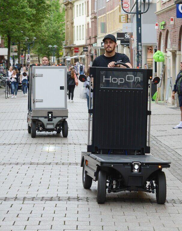 Carit Hop On: Transportkarren für die letzte Meile
